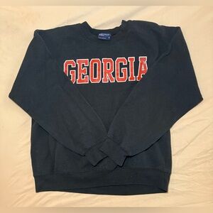 MV Sport Georgia Black and Red Sweater